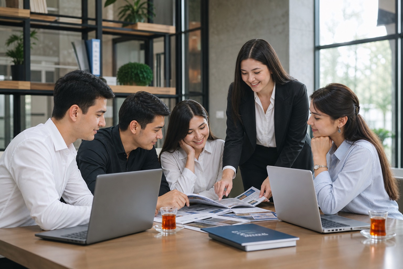 Education consultants advising students